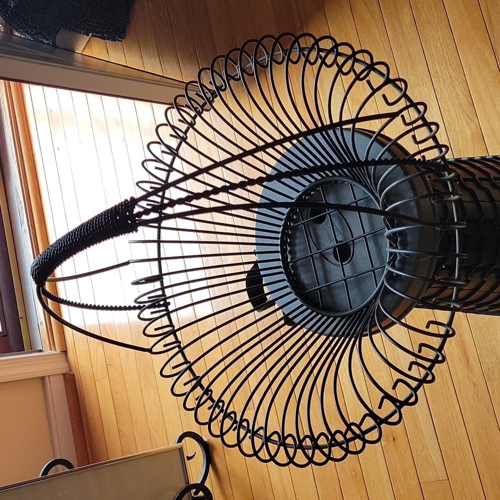 Vintage Wrought Iron Basket.